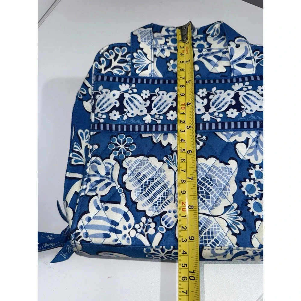 Vera Bradley Tech Organizer Case Blue Lagoon Make Up ? Travel Floral Paisley‎